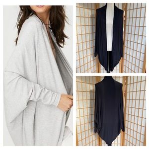 Babaton The Group Black Long Cacoon Cardigan SZ XS/S